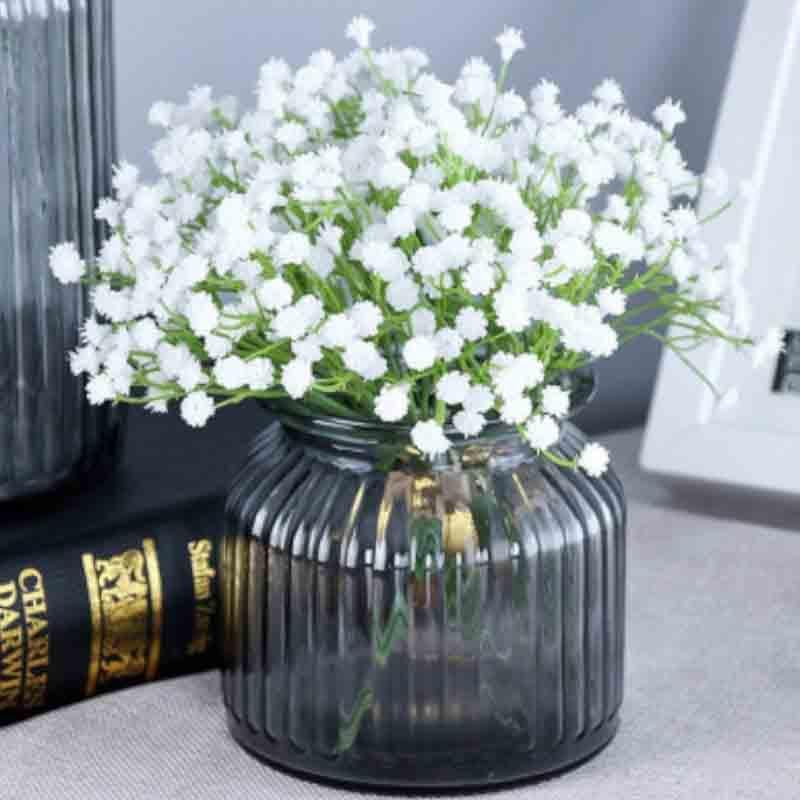 Artificial Flowers - Faux Baby's Breath Floral Sticks - Three