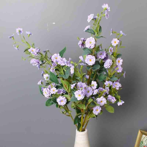 Artificial Flowers - Faux Daisy Floral Stick - Lilac