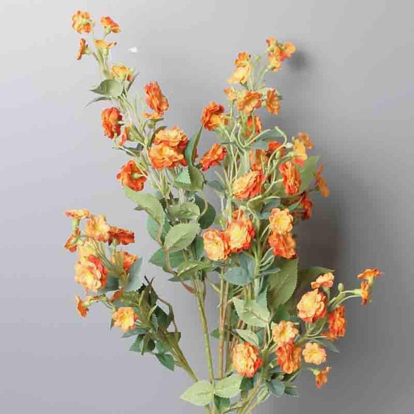 Artificial Flowers - Faux Daisy Floral Stick - Orange