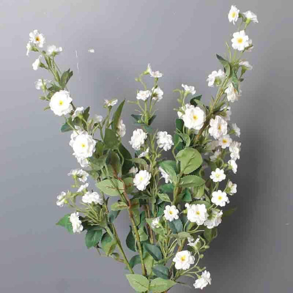 Artificial Flowers - Faux Daisy Floral Stick - White