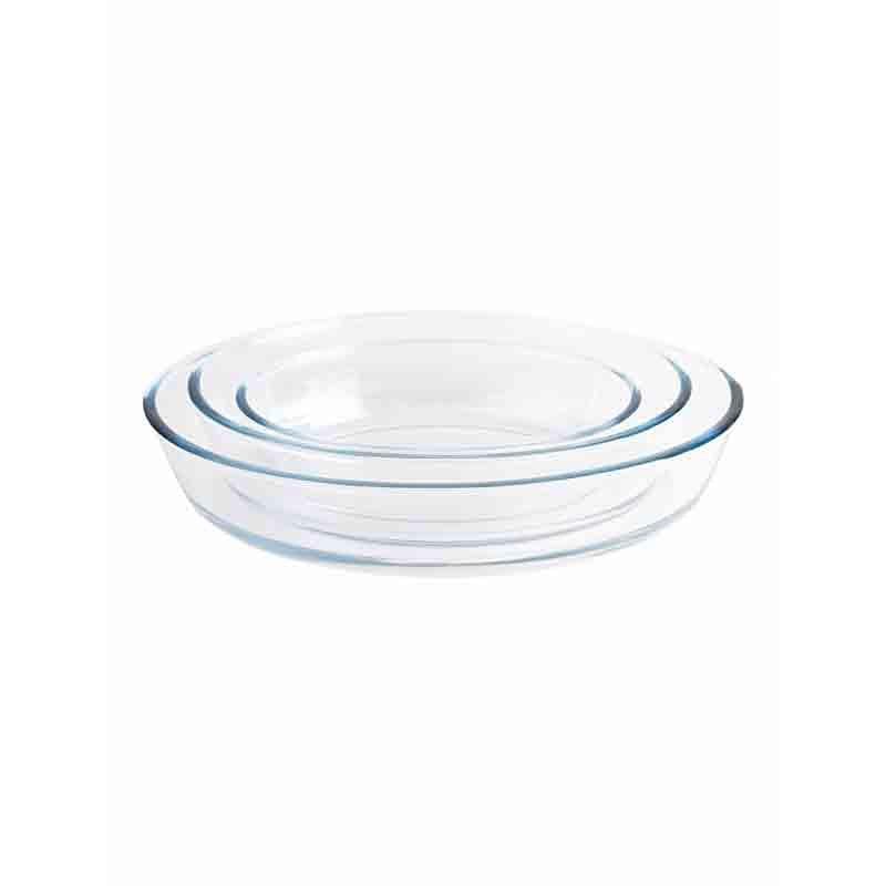 Buy Bake O'Fav Baking Tray (Oval) - Set of Three Baking Dish from Vaaree