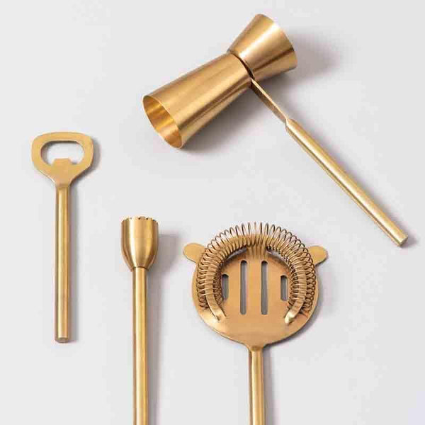 Barware Tools & Sets - Bartender Tools - Gold