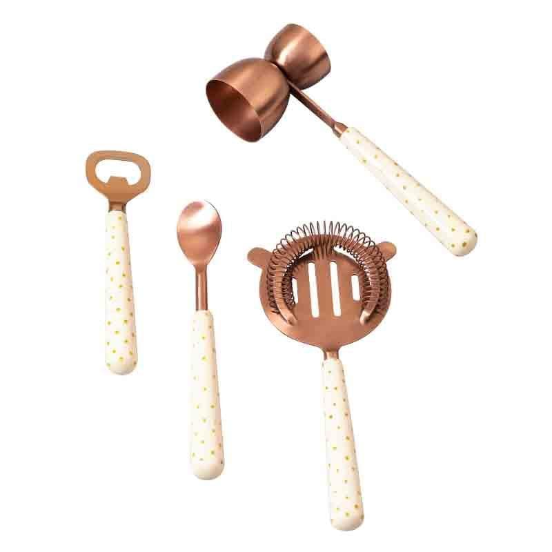 Buy Polka Play Bar Tools - Set Of Four Barware Tools & Sets from Vaaree