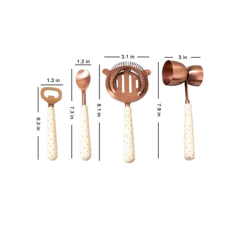 Buy Polka Play Bar Tools - Set Of Four Barware Tools & Sets from Vaaree