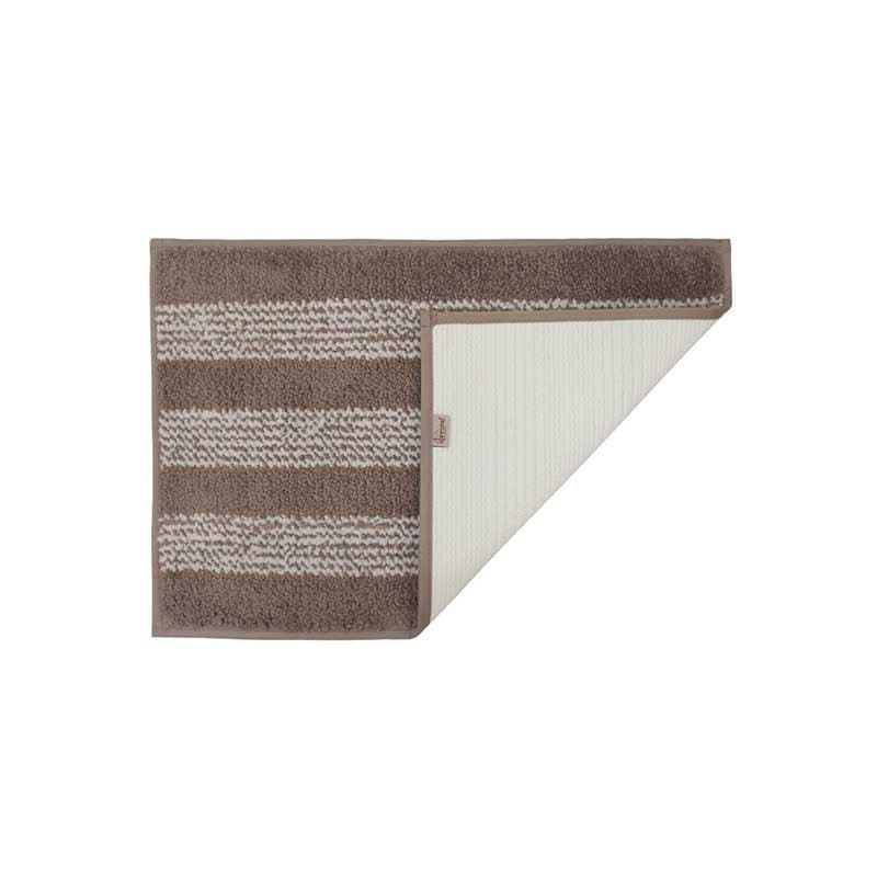 Buy Carmine Striped Microfiber Bathmat Bath Mats from Vaaree