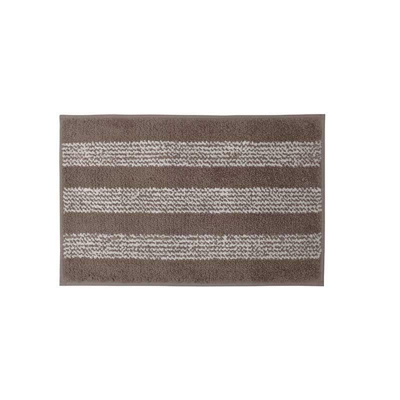 Buy Carmine Striped Microfiber Bathmat Bath Mats from Vaaree