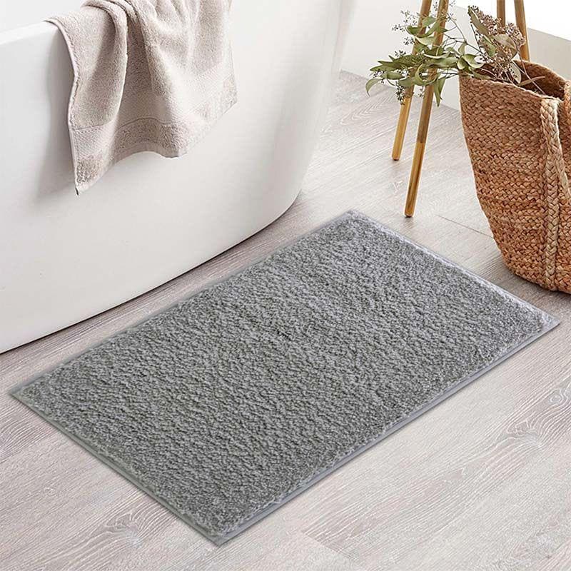 Buy Cloud Grey Bathmat Bath Mats from Vaaree