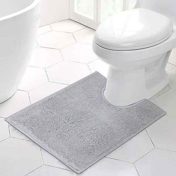 Buy Cloud Grey Contour Mat Bath Mats from Vaaree