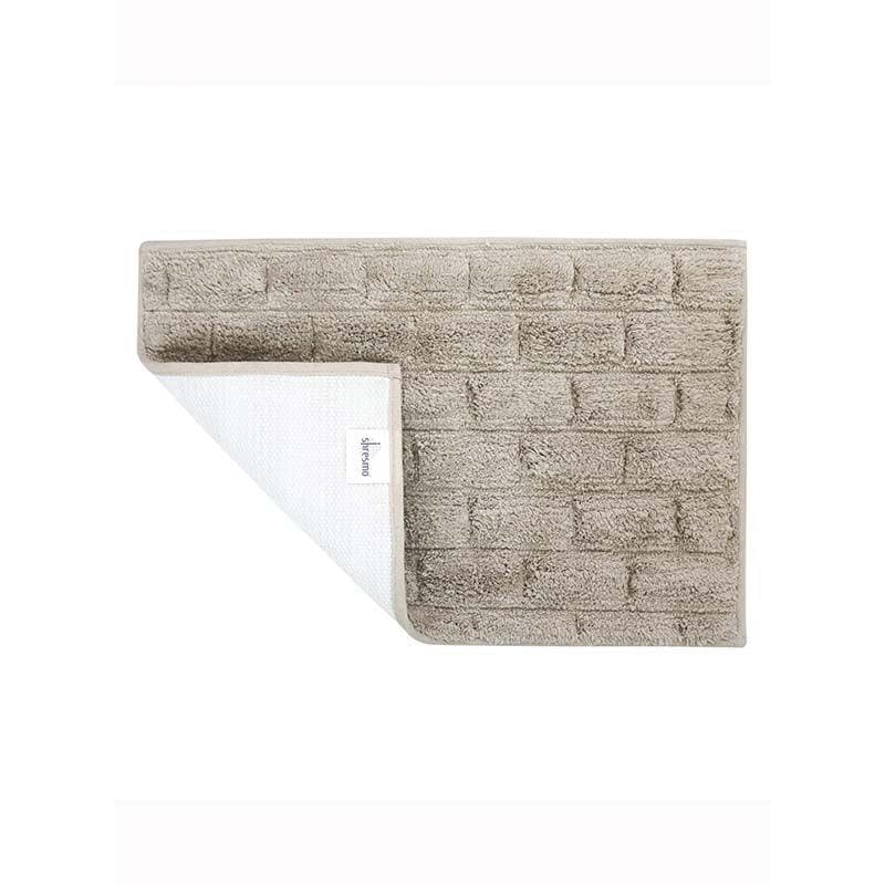 Buy Cobble Stone Tiled Cotton Bathmat Bath Mats from Vaaree