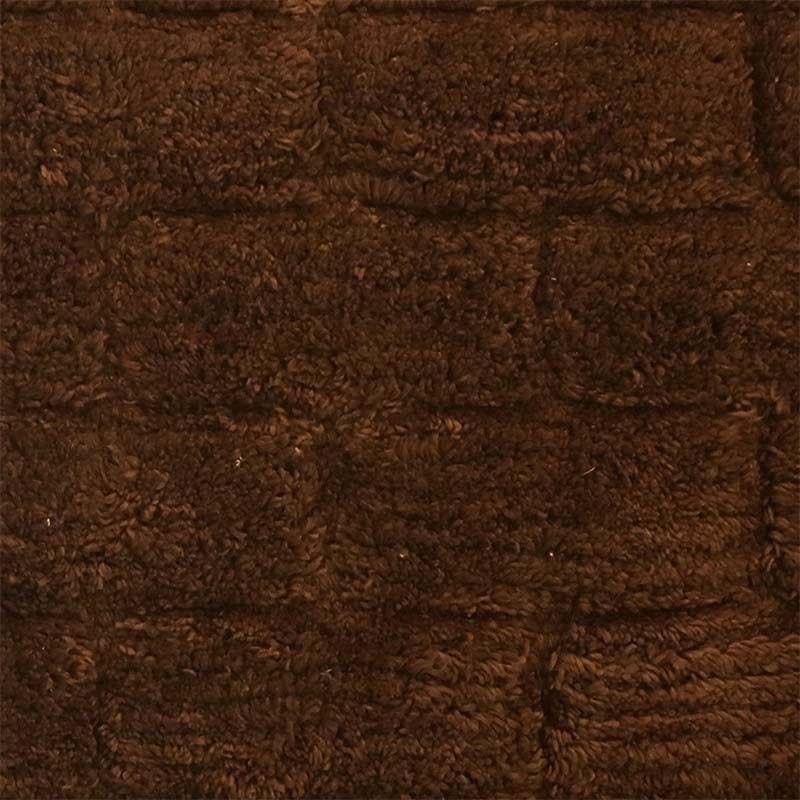 Buy Dark Brown Tiled Cotton Bathmat Bath Mats from Vaaree