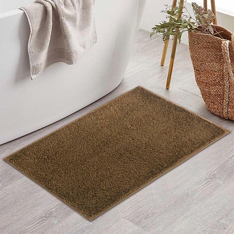 Buy Golden Brown Bathmat Bath Mats from Vaaree