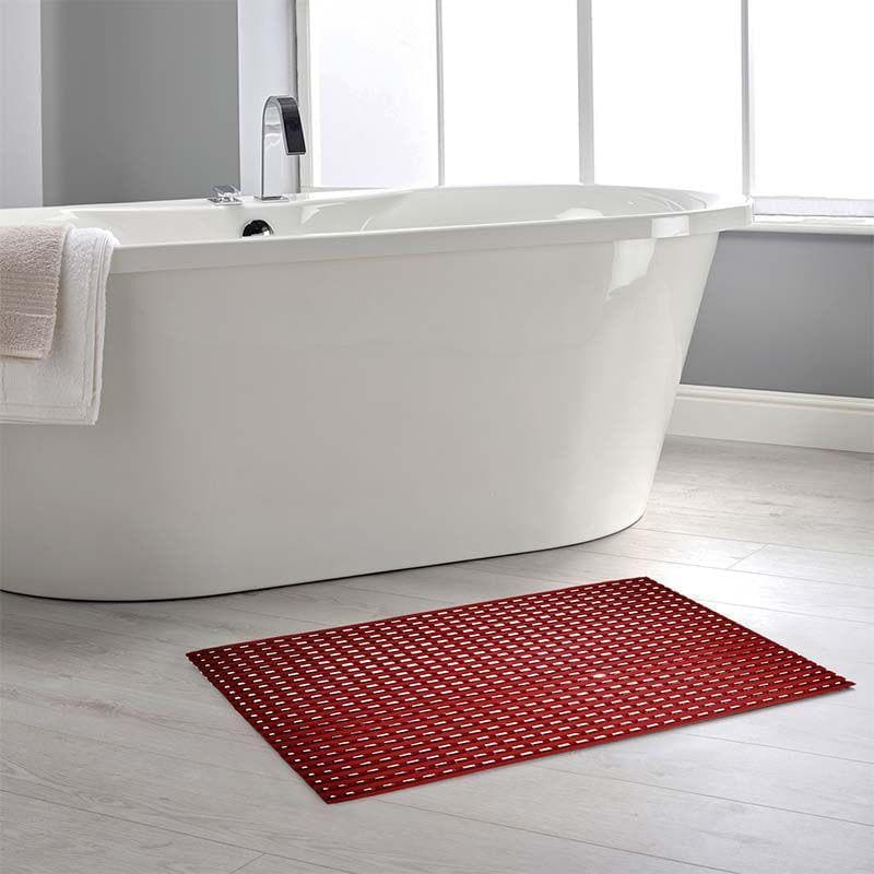 Buy Maroon Anti Slip Shower Mat Bath Mats from Vaaree