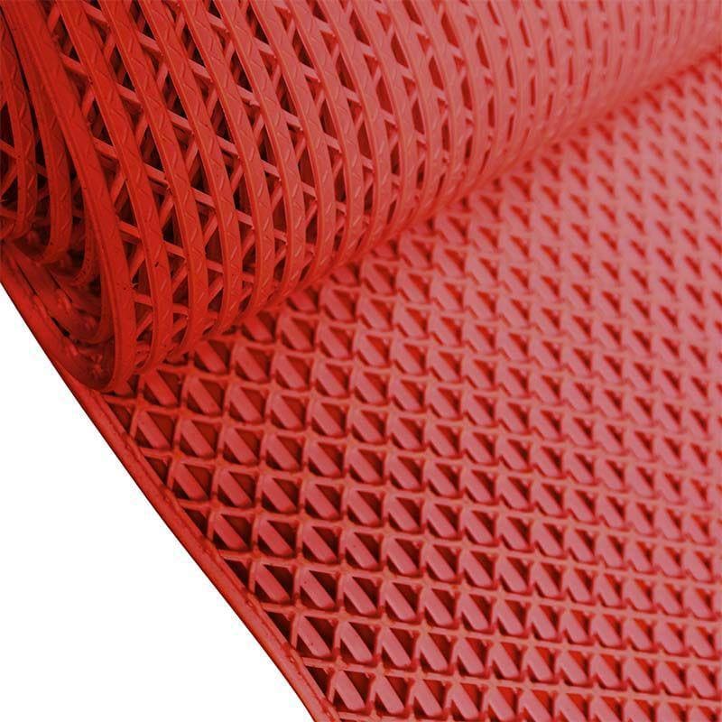 Buy Red Anti Slip Crossline Shower Mat Bath Mats from Vaaree