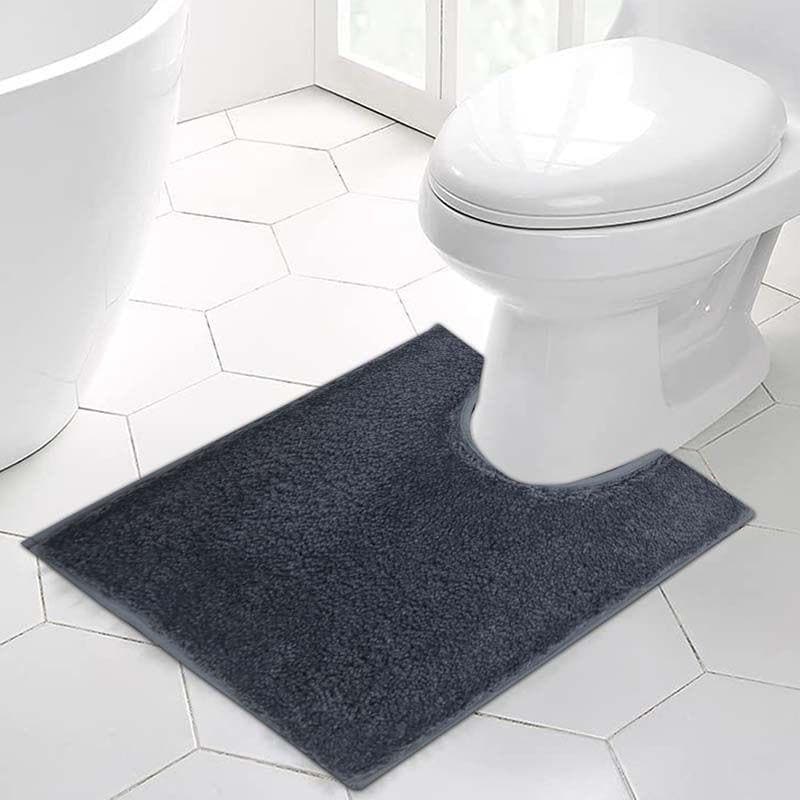 Buy Steel Grey Contour Mat Bath Mats from Vaaree