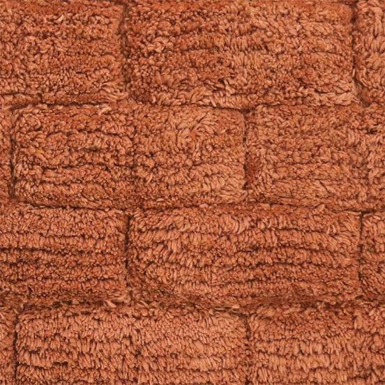 Buy Tan OrangeTiled Cotton Bathmat Bath Mats from Vaaree