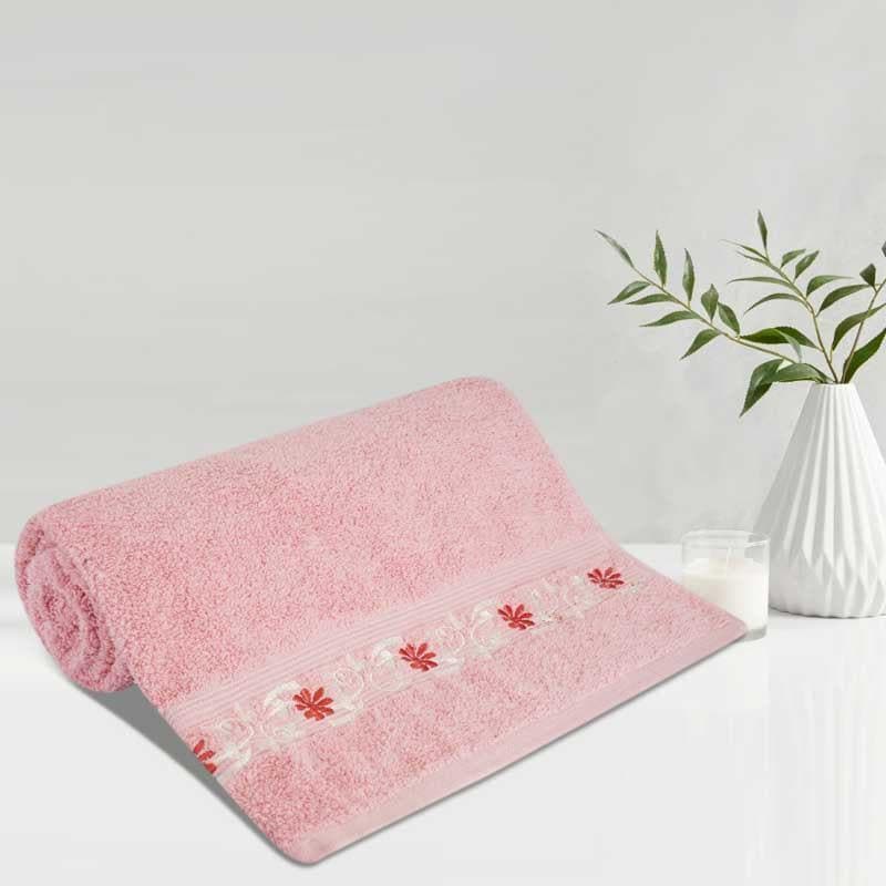 Buy Baby Pink Bath Towel Bath Towels from Vaaree