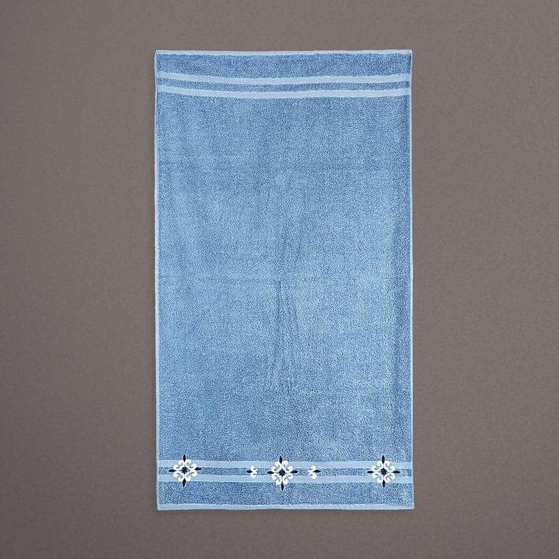 Buy Blue Silly Cuddly Bath Towel Bath Towels from Vaaree