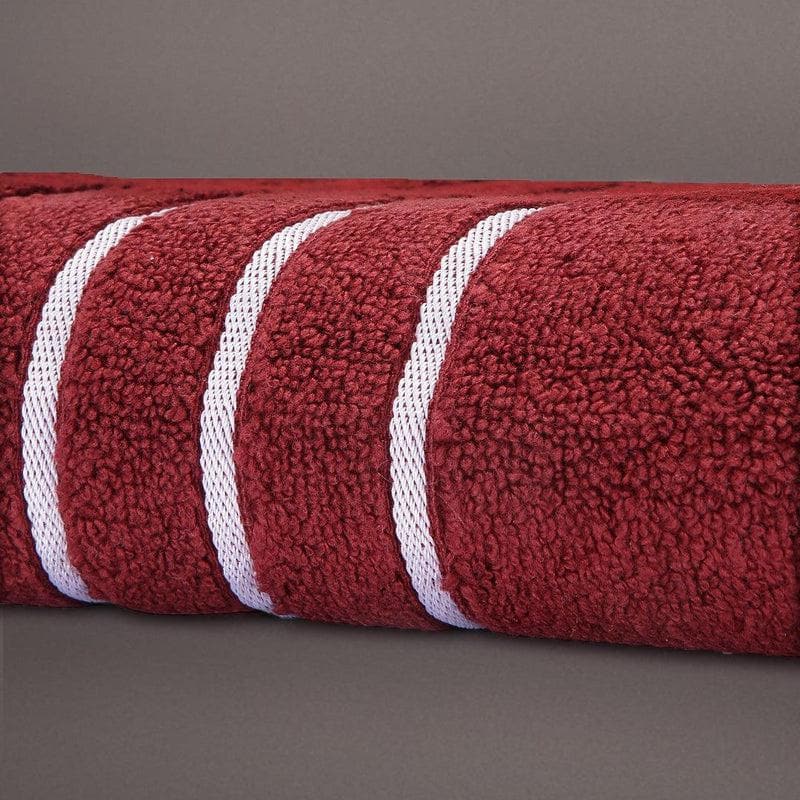 Buy Red Oh-so-soft Towel Bath Towels from Vaaree