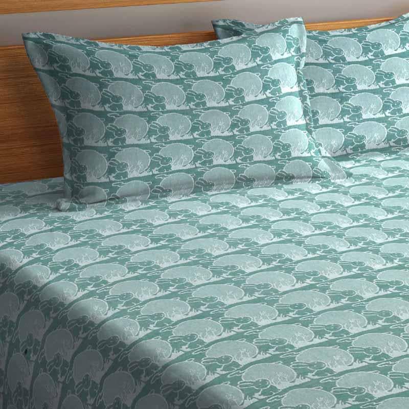 Buy Cutie-Potuti Bedcover - Blue Bedcovers from Vaaree