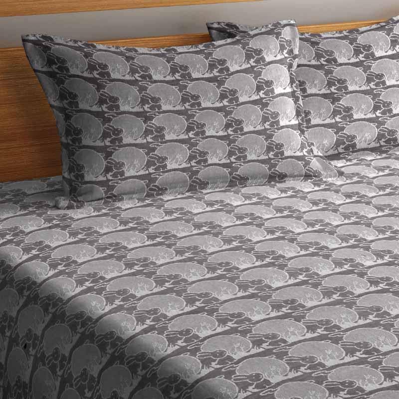 Buy Cutie-Potuti Bedcover - Grey Bedcovers from Vaaree