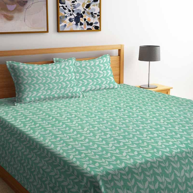 Buy Foliole Bedcover - Green Bedcovers from Vaaree