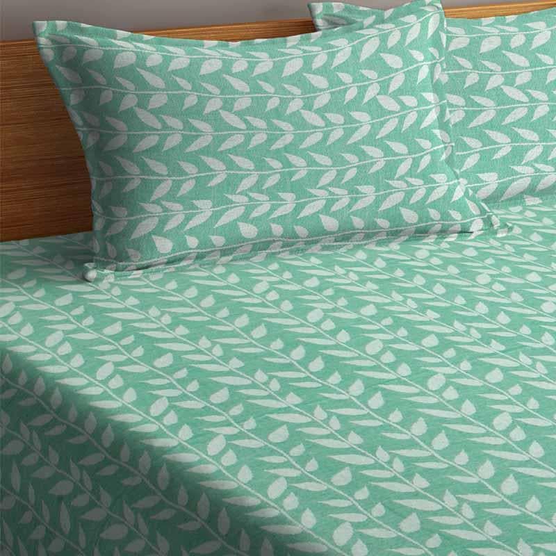 Buy Foliole Bedcover - Green Bedcovers from Vaaree