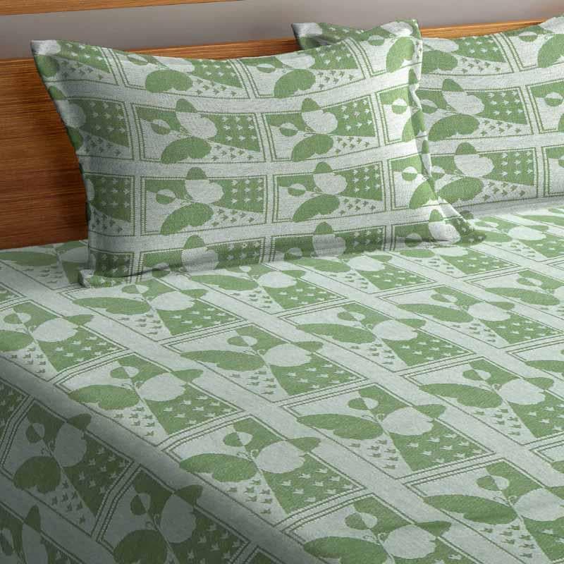 Buy Mariposa Bedcover - Green Bedcovers from Vaaree