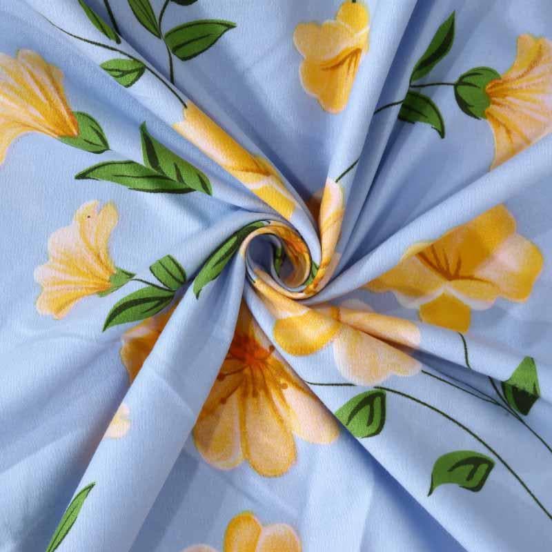 Buy Allamanda Printed Bedsheet Bedsheets from Vaaree