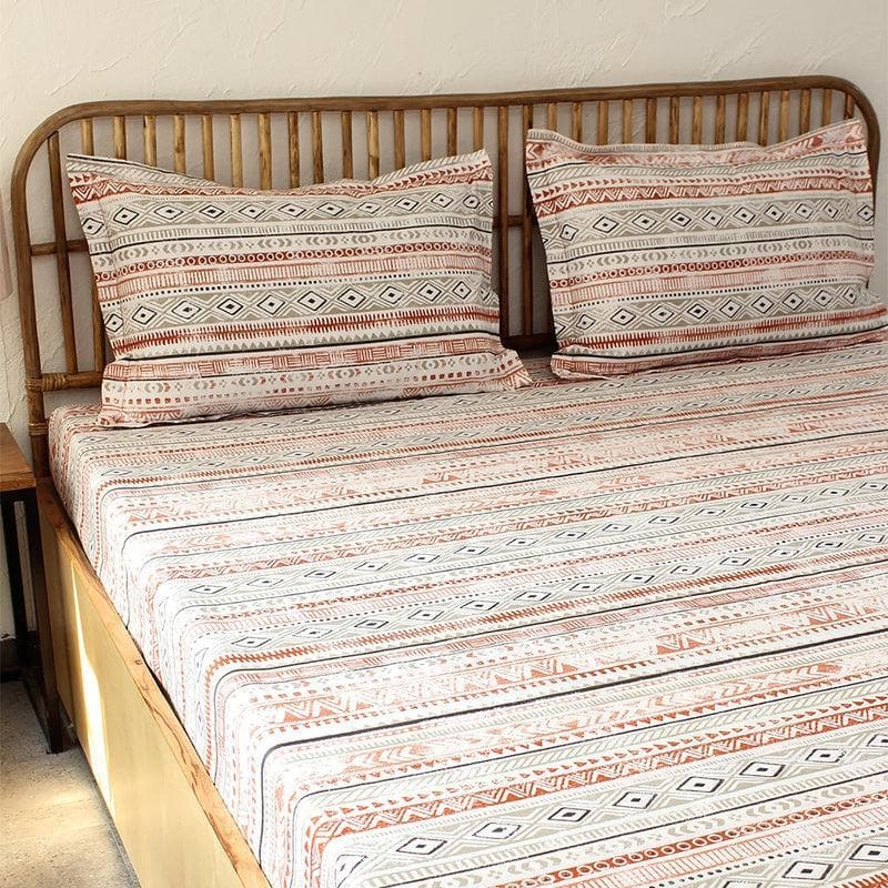 Buy Meghwal Bedsheet - Grey Bedsheets from Vaaree