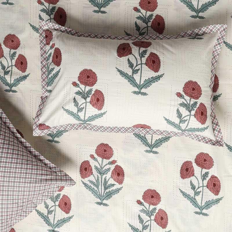 Bedsheets - Blooming Dahlia Bedsheet