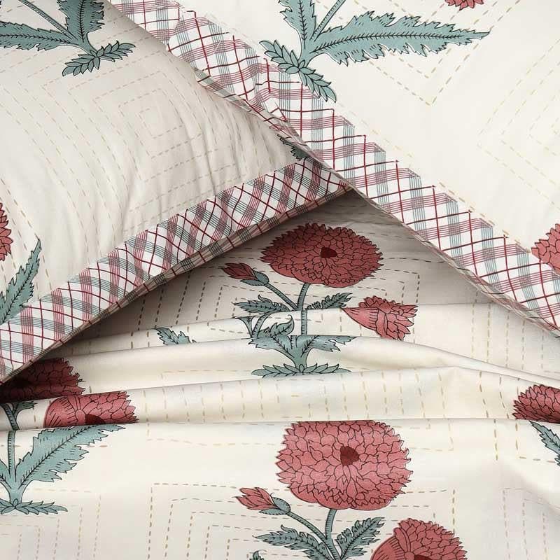 Bedsheets - Blooming Dahlia Bedsheet