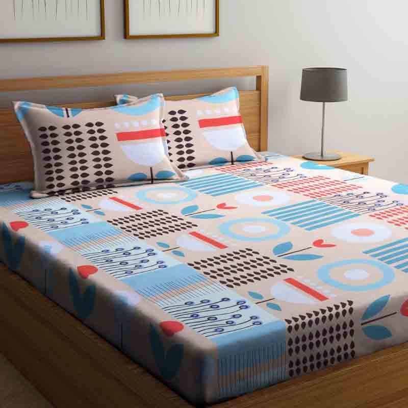 Buy Boho Flowers Bedsheet Bedsheets from Vaaree