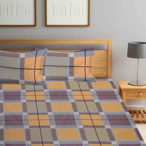 Buy Bordered Boxes Bedsheet Bedsheets from Vaaree