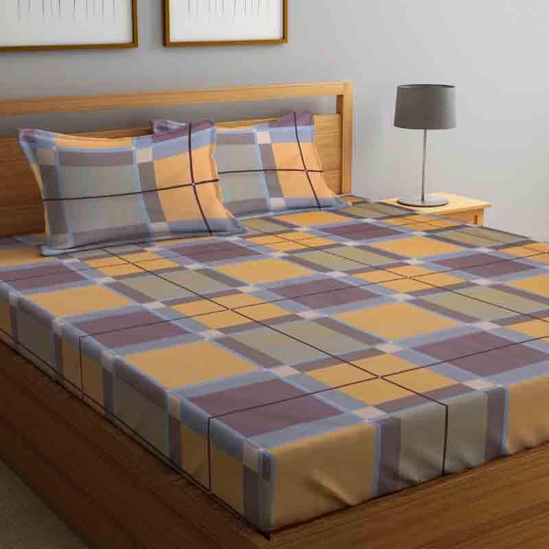 Buy Bordered Boxes Bedsheet Bedsheets from Vaaree