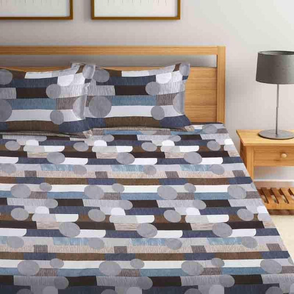 Buy Circled Lines Bedsheet Bedsheets from Vaaree