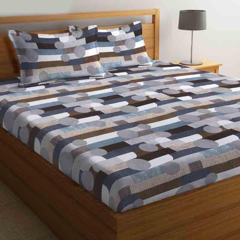 Buy Circled Lines Bedsheet Bedsheets from Vaaree