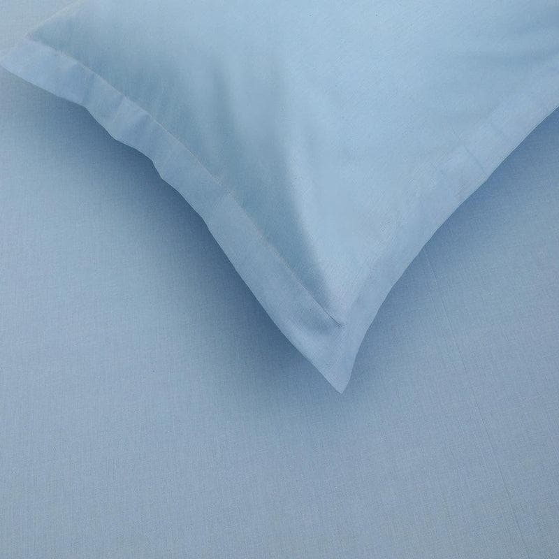 Buy Classic Solid Bedsheet (Light Blue) Bedsheets from Vaaree