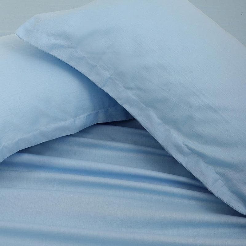 Buy Classic Solid Bedsheet (Light Blue) Bedsheets from Vaaree