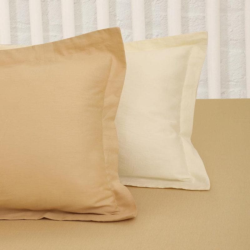 Buy Classic Solid Bedsheet (Ochre) Bedsheets from Vaaree