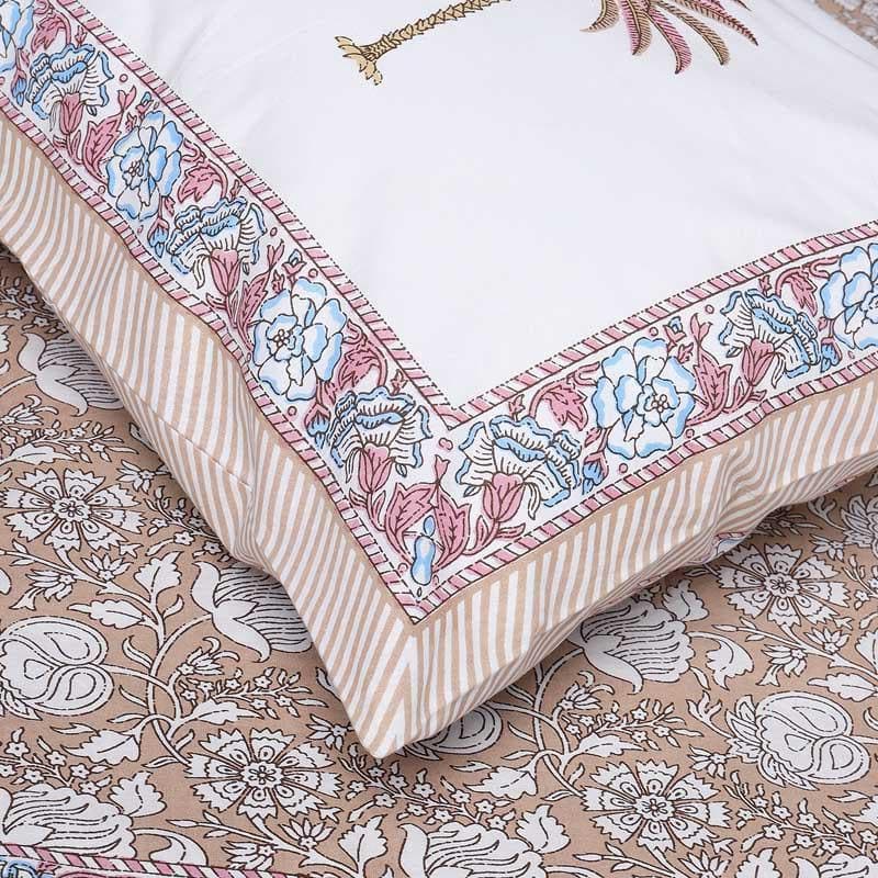 Buy Cyan Indo-tropical Bedsheet Bedsheets from Vaaree