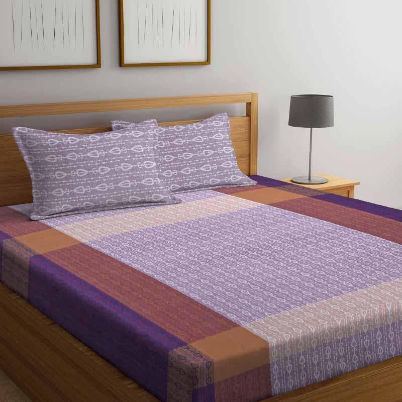 Buy Dobby Ethnic Bedsheet Bedsheets from Vaaree