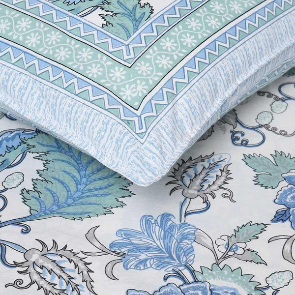 Buy Dreamy Azure Bedsheet Bedsheets from Vaaree