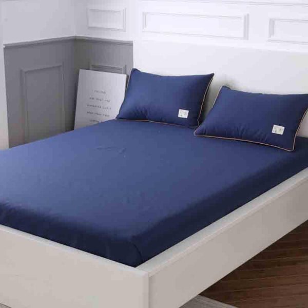 Buy Elegant in Blue Bedsheet Bedsheets from Vaaree