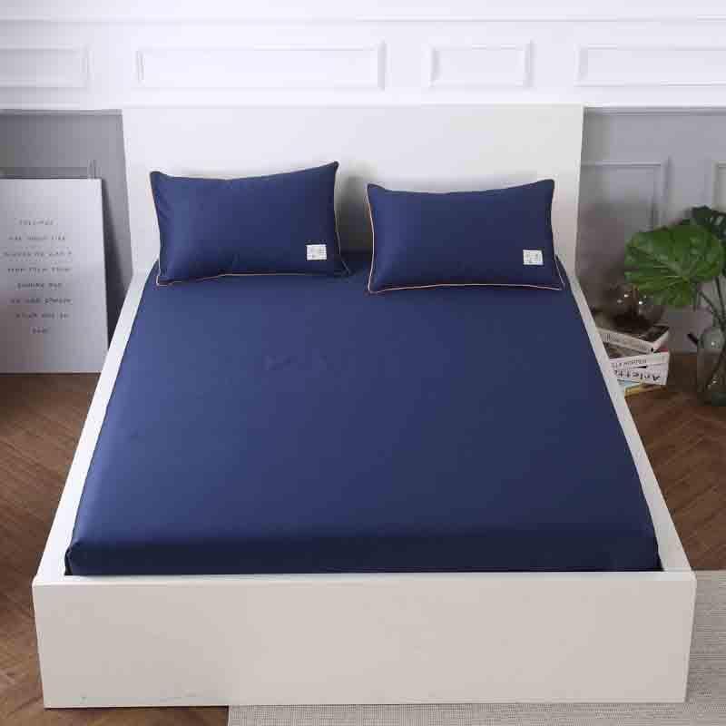 Buy Elegant in Blue Bedsheet Bedsheets from Vaaree