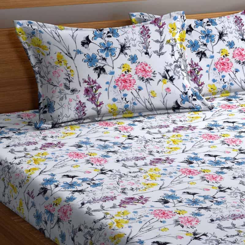 Buy Emily Printed Bedsheet Bedsheets from Vaaree