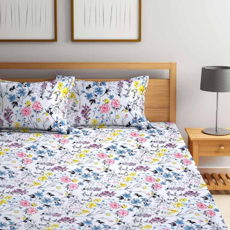 Buy Emily Printed Bedsheet Bedsheets from Vaaree