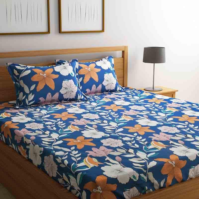 Buy Enlarged Floral Charm Bedsheet Bedsheets from Vaaree