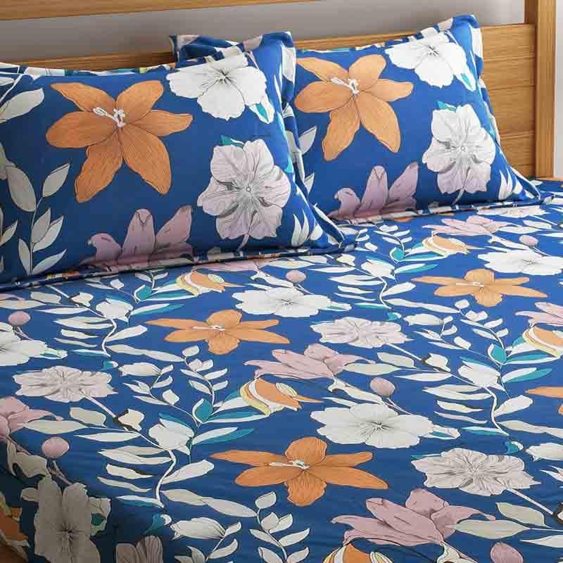 Buy Enlarged Floral Charm Bedsheet Bedsheets from Vaaree