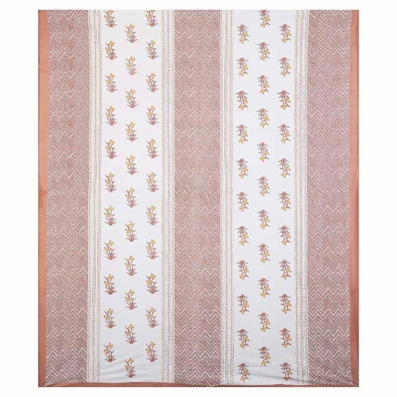 Buy Ethnic Lakeerein Printed Bedsheet - Pink Bedsheets from Vaaree