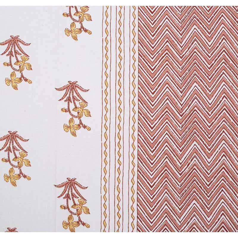 Buy Ethnic Lakeerein Printed Bedsheet - Pink Bedsheets from Vaaree